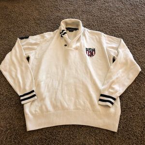 US. Polo ASSN Size L Button Neck Sweater